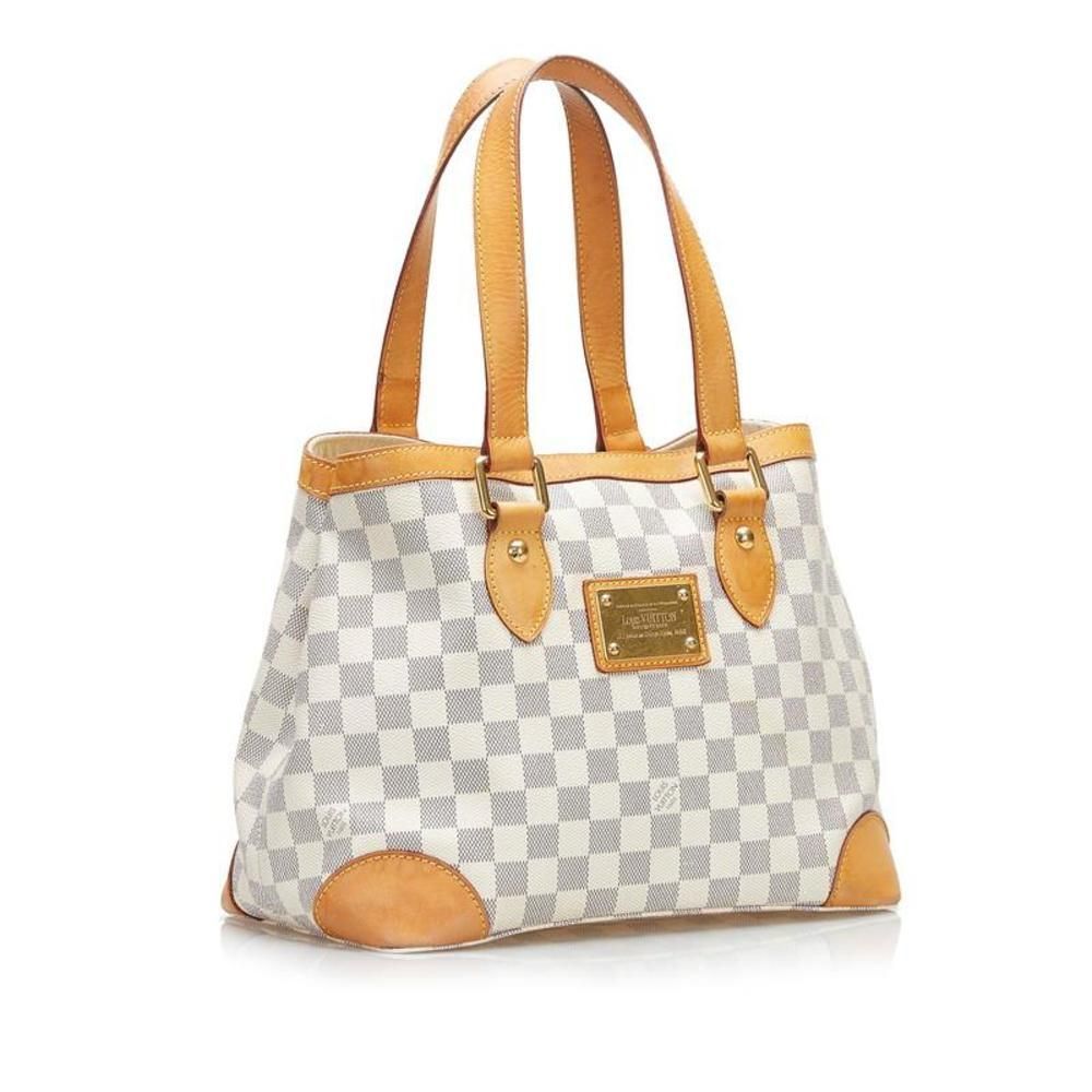 Louis Vuitton Azur Hampstead PM Handbag White PVC Leather - Picture 2 of 8